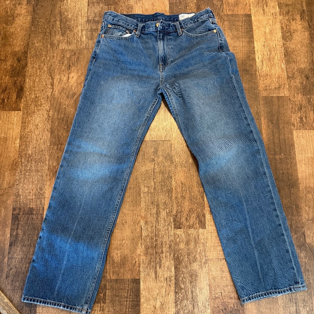 Gap Mid Rise Rigid Straight Jean
